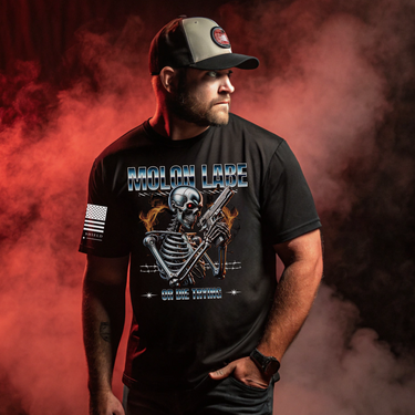 spooky patriotic shirt molon labe defiant tee